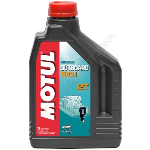 Моторное масло для 2-х тактных двигателей MOTUL OUTBOARD TECH 2T (2 л)